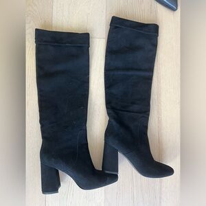 & other stories suede leather knee high boots NEW